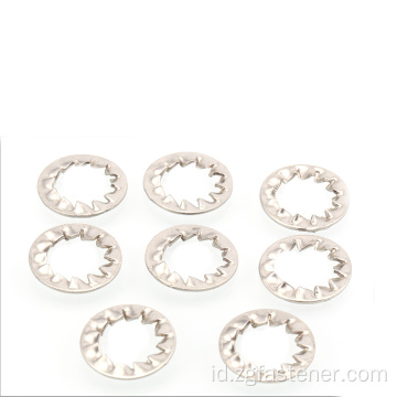 DIN6798 Stainless Steel Internal Teeth Tigi Tergeri Kunci Washer